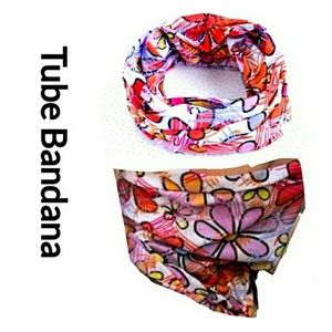 NEW Tube Bandana Face Mask Flower Power Floral